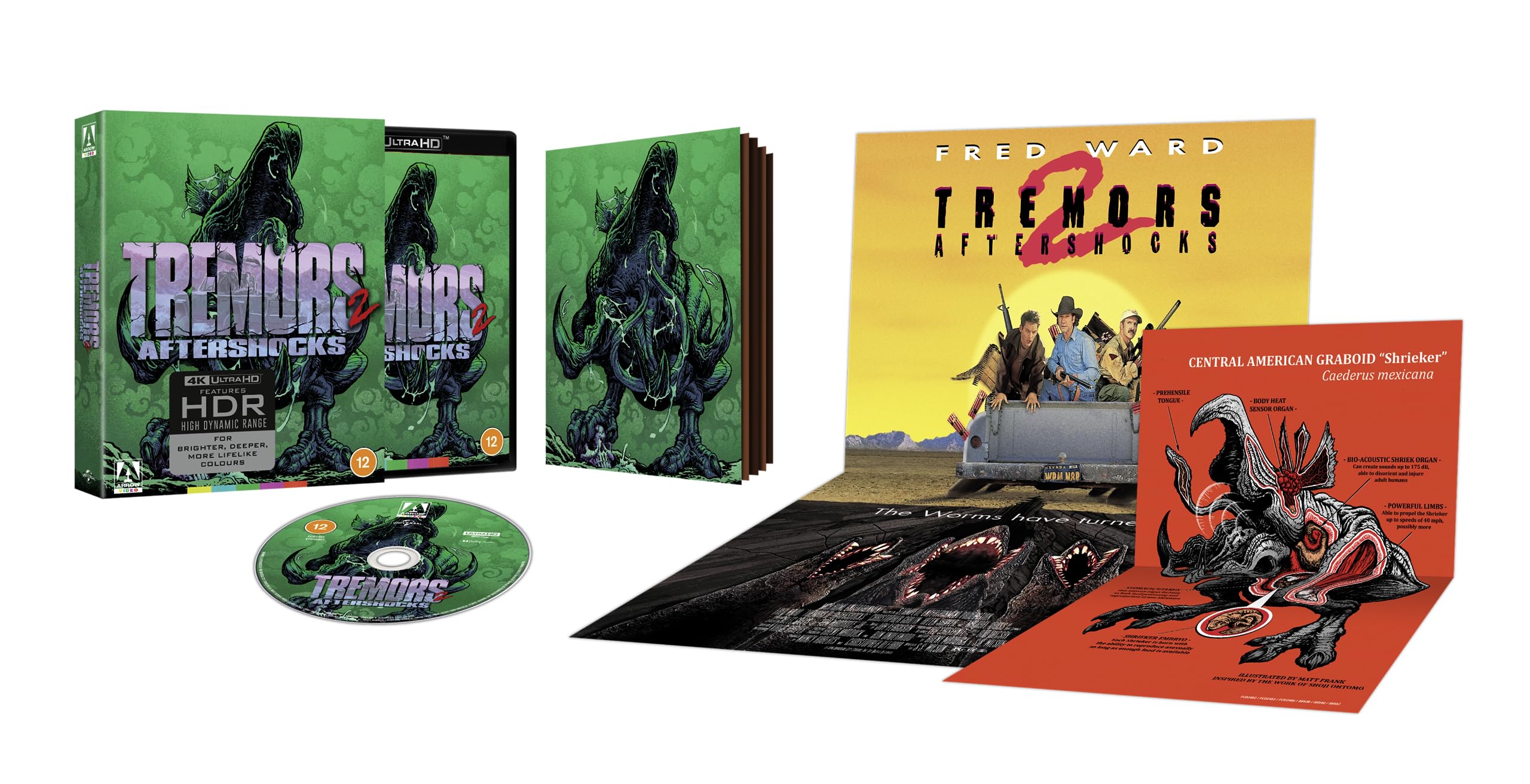 Tremors 2: Aftershocks Limited Edition 4K UHD [Blu-ray] [Region